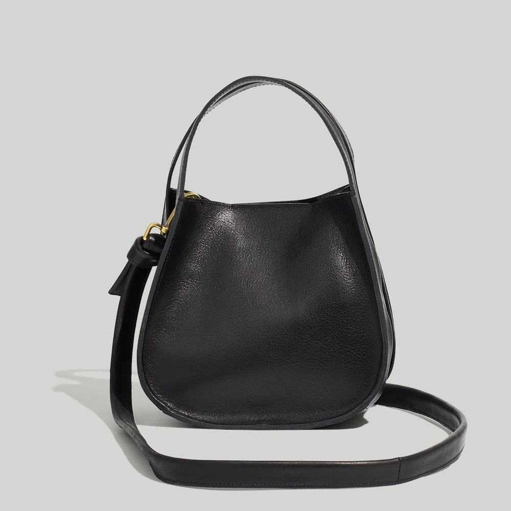 NWT Madewell Black The Sydney Small Crossbody Leather Bag